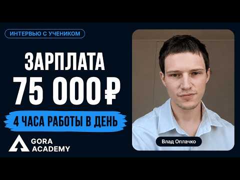 Влад Оплачко — 75 000 ₽: зарплата при четырёхчасовом рабочем дне