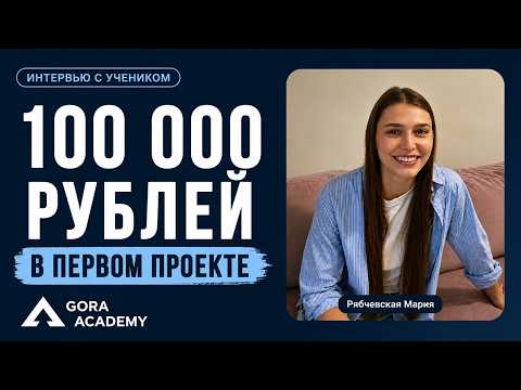 Мария Рябчевская — 100 000 ₽: в первом маркетинговом проекте
