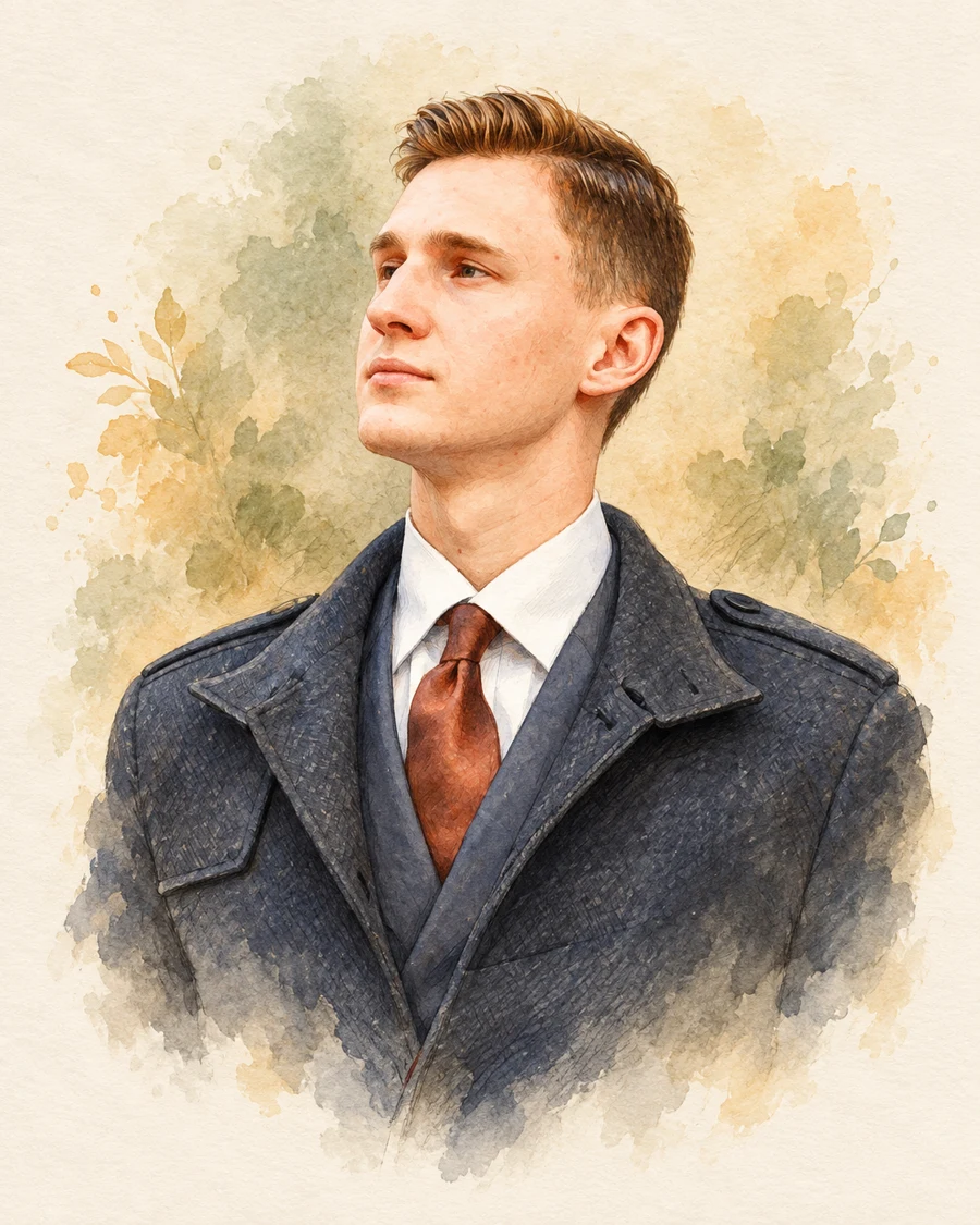 Рисованный портрет: Платон Моторин
